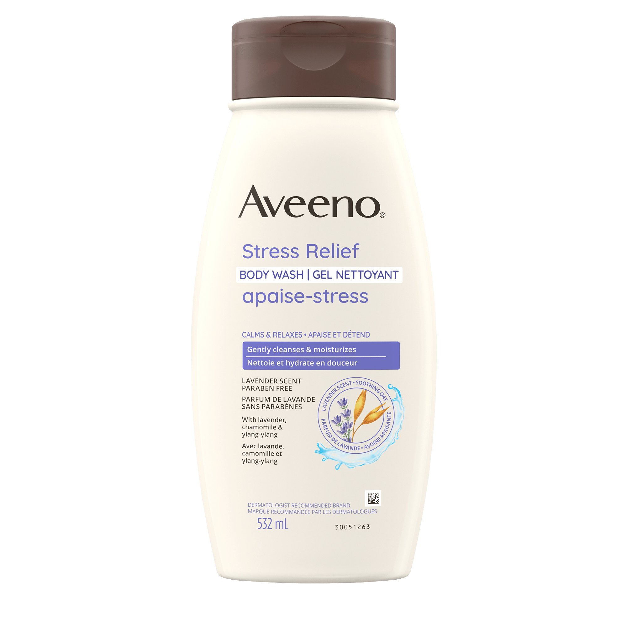 Gel nettoyant apaise-stress Aveeno®, Flacon de 532 ml