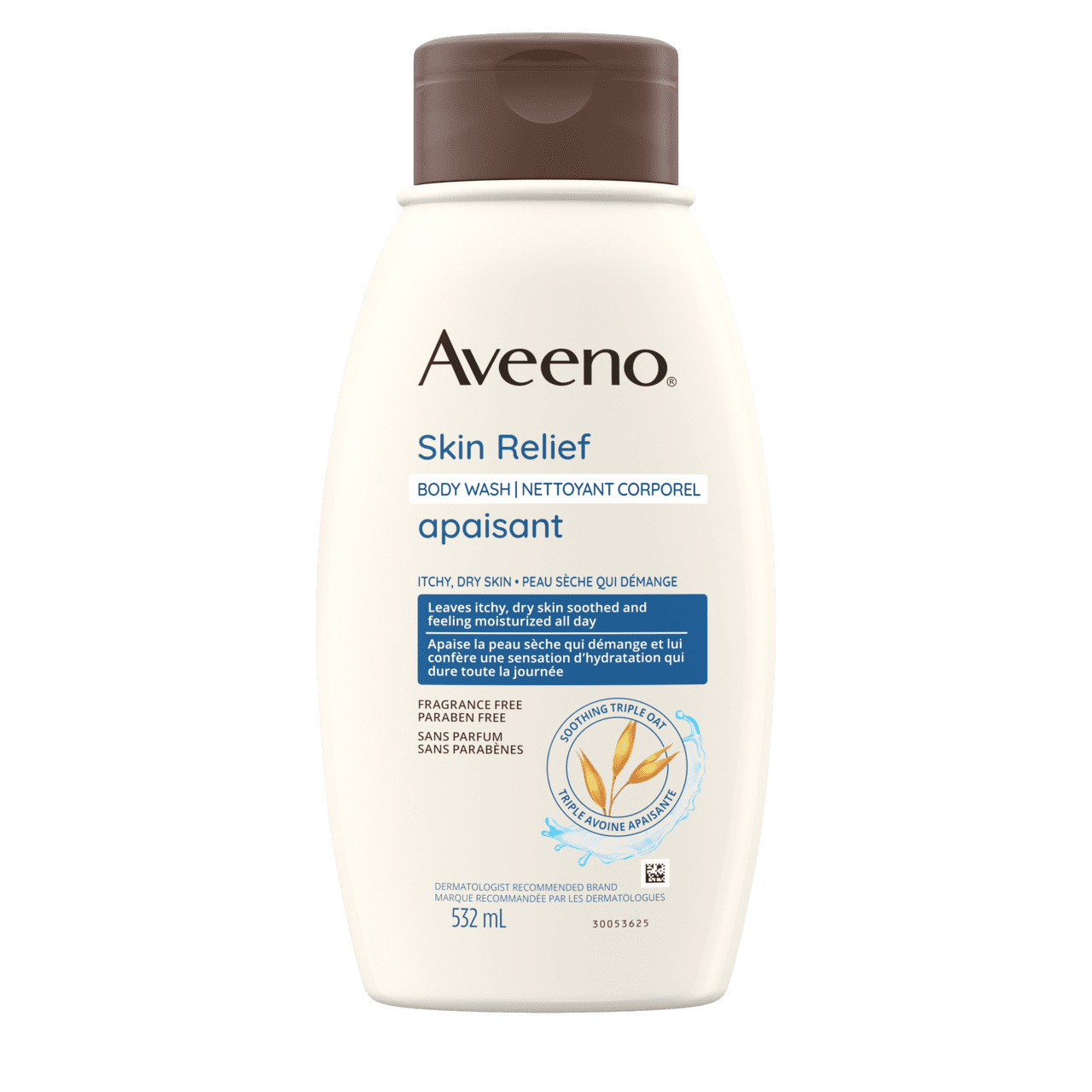 Gel nettoyant apaisant AVEENO®, Sans parfum, 532 ml