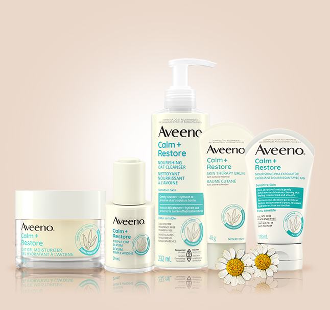 Assortiment de 5 produits AVEENO® Calm + Restore