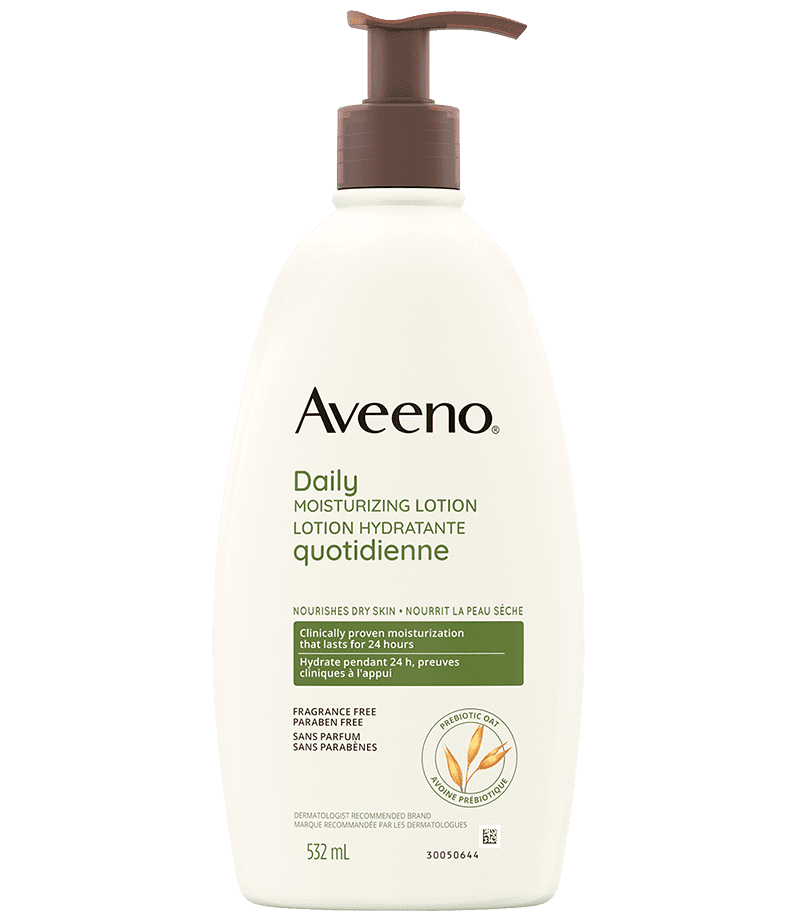 Nouvel emballage de la lotion hydratante quotidienne AVEENO® en flacon-pompe, 532 ml
