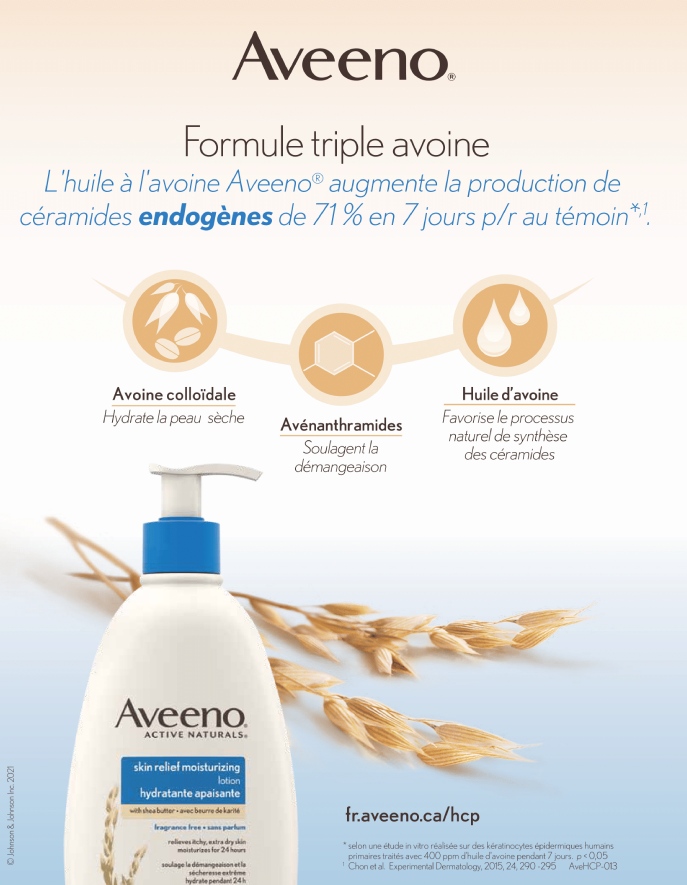 Lotion hydratante apaisante AVEENO® au complexe triple avoine, flacon-pompe de 975 ml